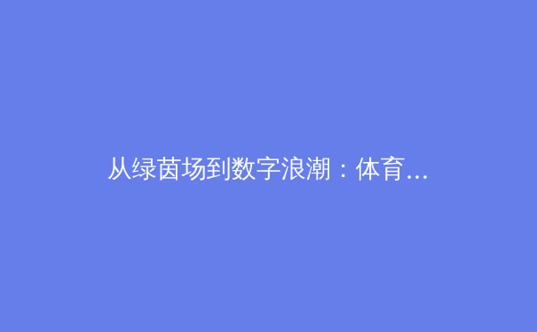 从绿茵场到数字浪潮：体育赛事传播的范式变革与产业破局 - 2